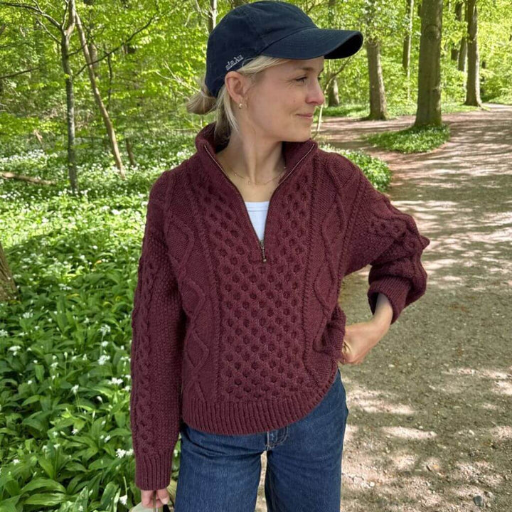 PetiteKnit Pullover Dagmar Zipper Sweater Strickanleitung - PetiteKnit (Heft) bei bei bei bei bei bei bei bei Lieblingsgarn