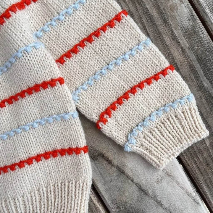 PetiteKnit Pattern Kinder Pullover Festival Sweater Strickanleitung - PetiteKnit (Heft) bei bei bei bei bei Lieblingsgarn