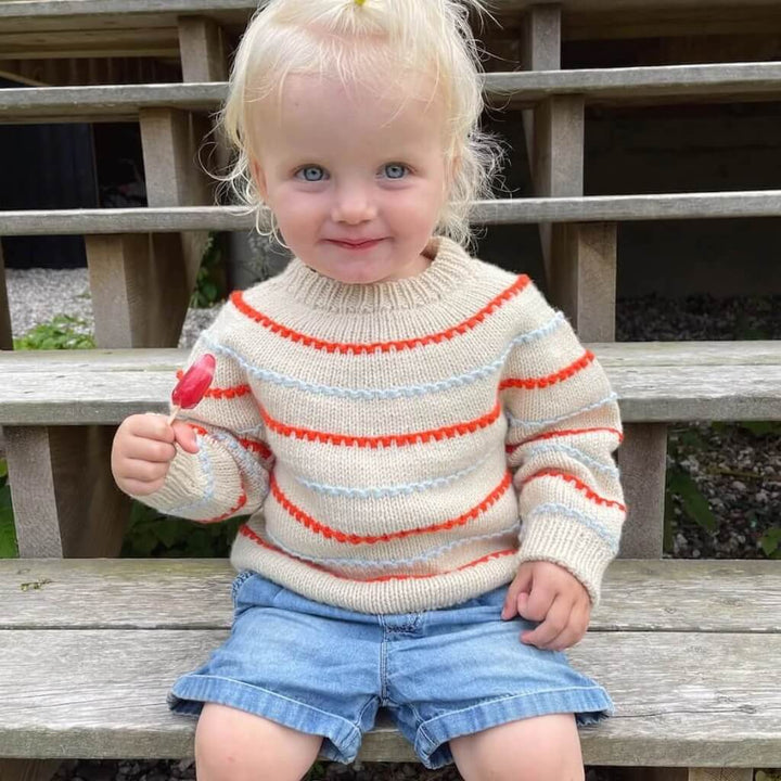 PetiteKnit Pattern Kinder Pullover Festival Sweater Strickanleitung - PetiteKnit (Heft) bei bei bei bei bei Lieblingsgarn