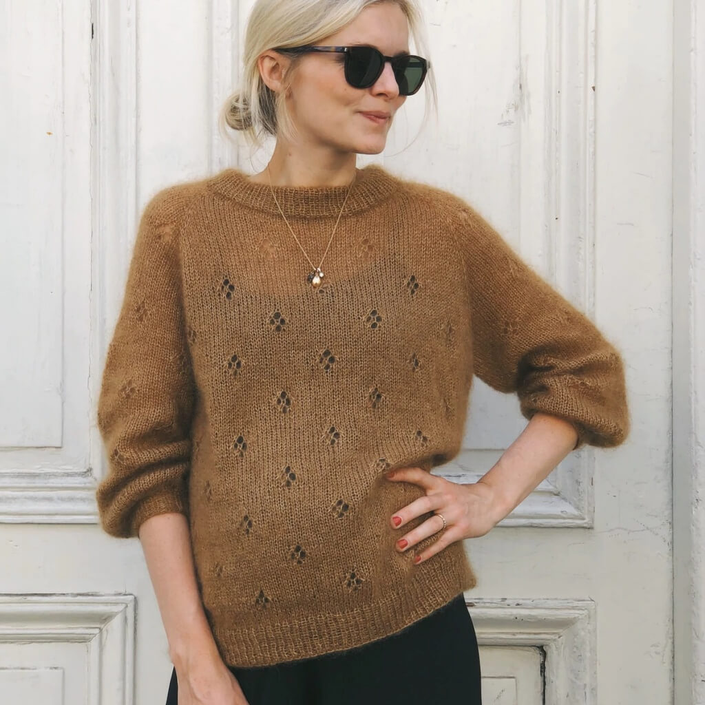 PetiteKnit Pattern Damen Pullover Fortune Sweater Strickanleitung - PetiteKnit (Heft) bei bei bei bei bei bei Lieblingsgarn