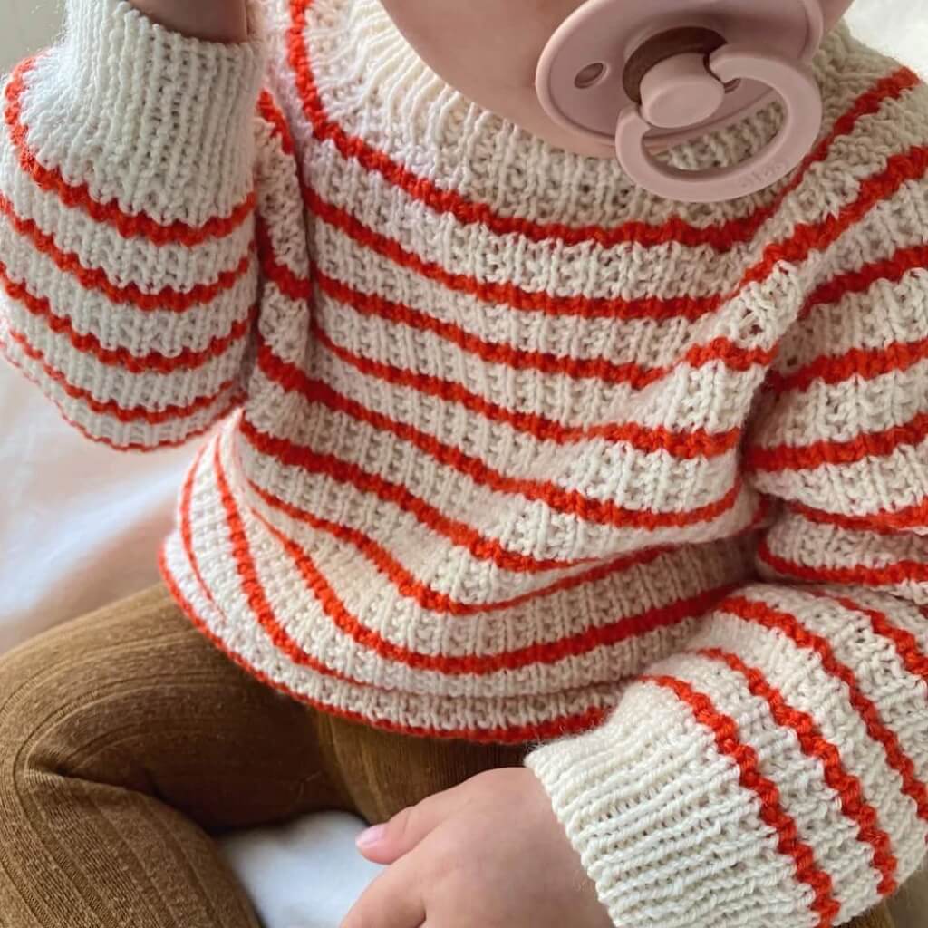 PetiteKnit Pattern Pullover Friday Sweater Baby Strickanleitung - PetiteKnit (Heft) bei bei bei bei bei bei Lieblingsgarn