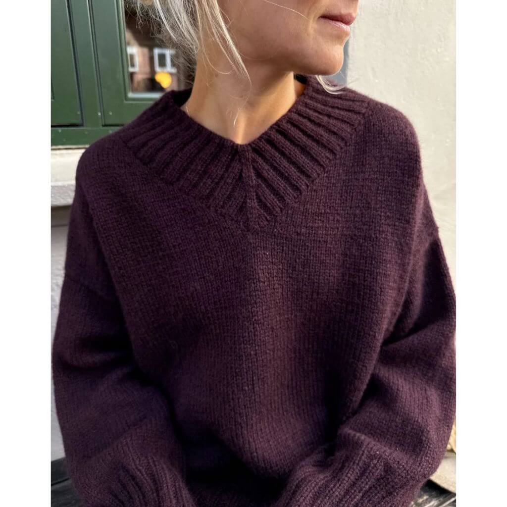 PetiteKnit Hannah Sweater V-Neck Strickanleitung - PetiteKnit (Heft) bei bei bei bei bei bei bei bei bei bei Lieblingsgarn