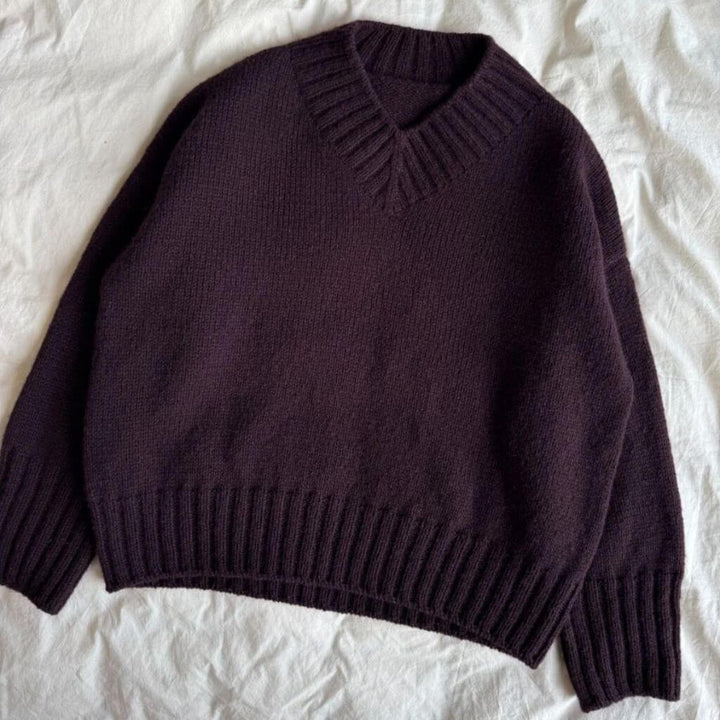 PetiteKnit Hannah Sweater V-Neck Strickanleitung - PetiteKnit (Heft) bei bei bei bei bei bei bei bei bei bei Lieblingsgarn