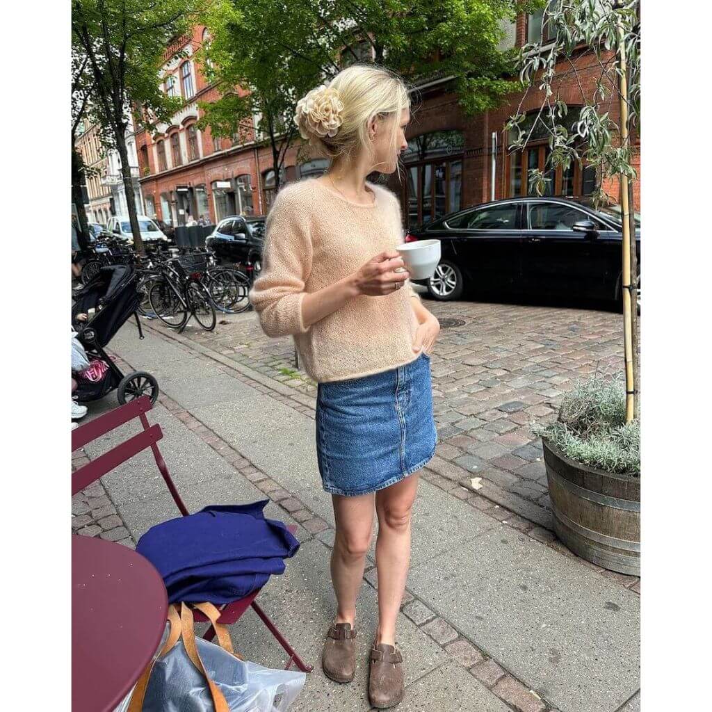 PetiteKnit Damen Kumulus Bluse O-Neck Strickanleitung - PetiteKnit (Heft) bei bei bei bei bei bei bei bei bei Lieblingsgarn
