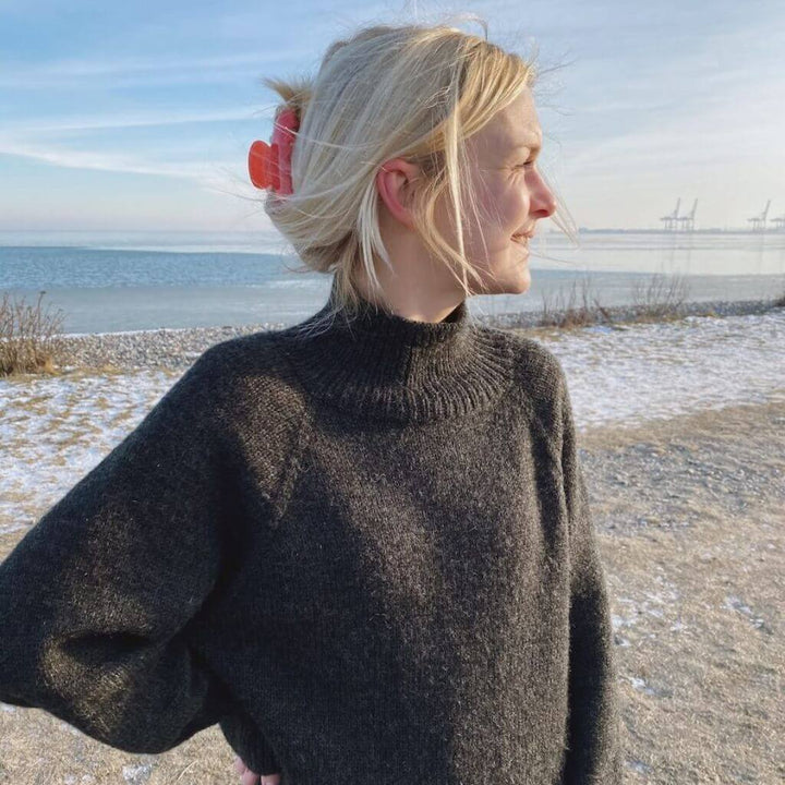 PetiteKnit Pattern Damen Pullover Louvre Sweater Strickanleitung - PetiteKnit (Heft) bei bei bei bei bei bei Lieblingsgarn