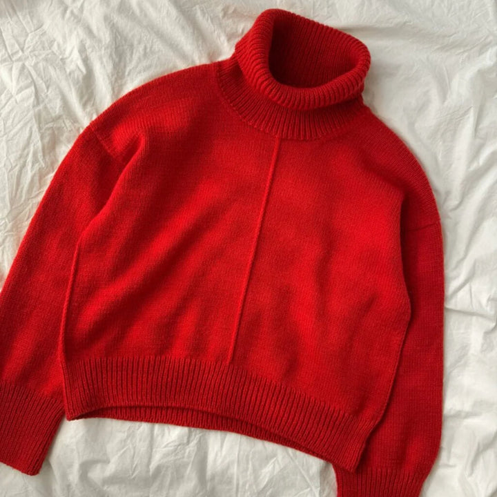 PetiteKnit Pullover Scarlet Sweater Strickanleitung - PetiteKnit (Heft) bei bei bei bei bei bei bei bei bei bei Lieblingsgarn