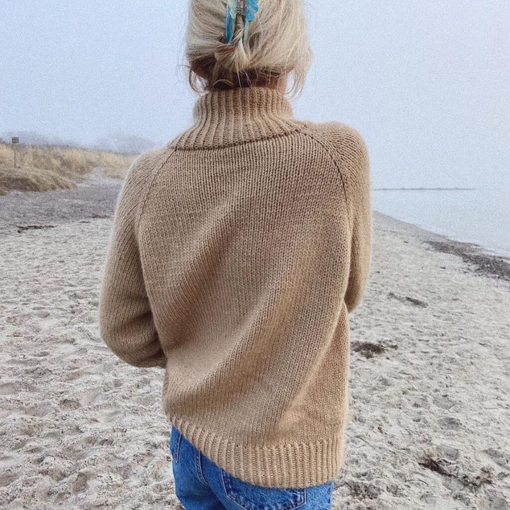 PetiteKnit Pattern Rollkragenpullover Zipper Sweater Strickanleitung - PetiteKnit (Heft) bei bei bei bei bei Lieblingsgarn
