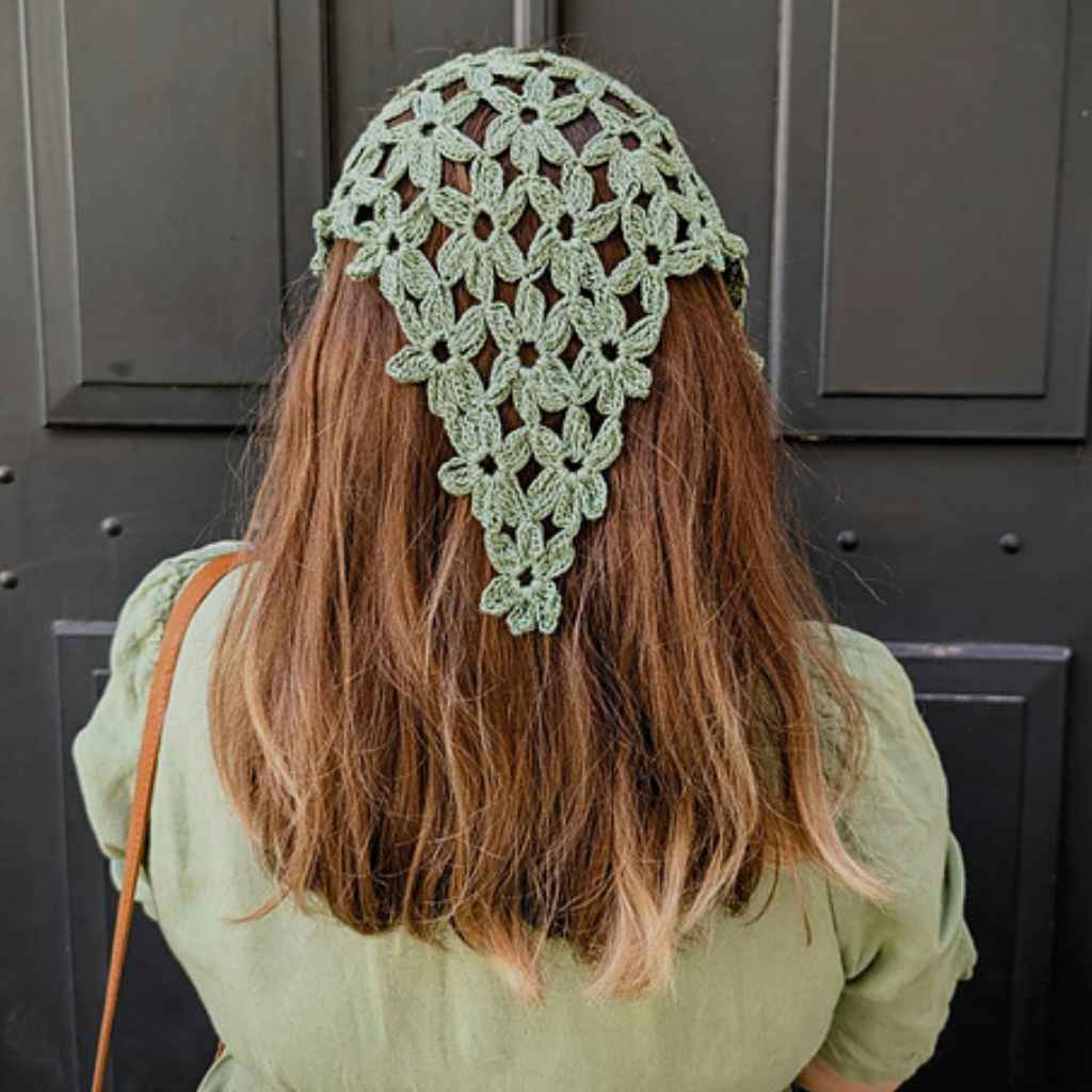 cickadesign Pattern Tuch Plumeria Bandana Häkelanleitung - Cicka Design (PDF) bei bei bei bei bei bei bei bei Lieblingsgarn