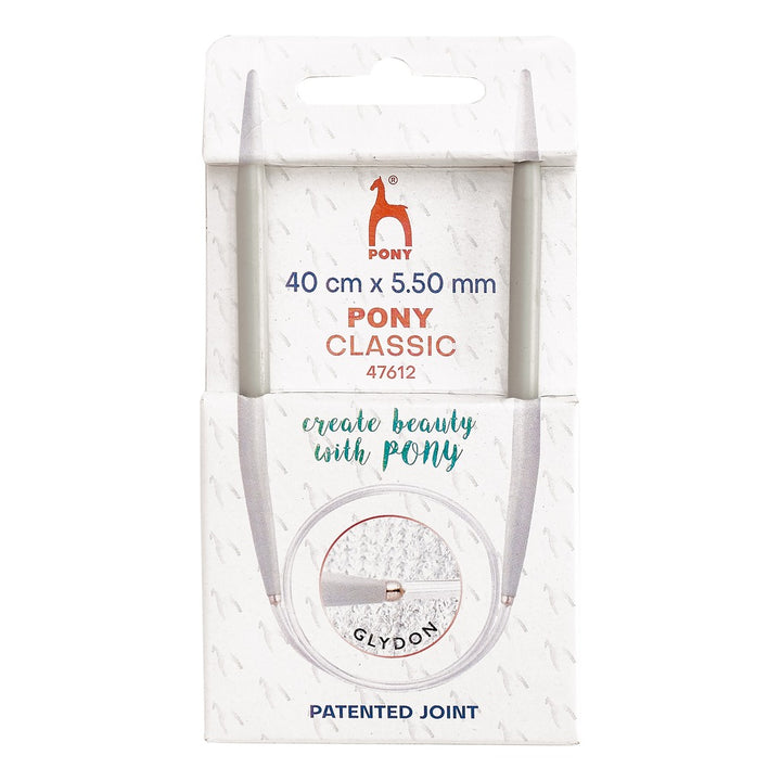 Pony Classic Rundstricknadeln, Farbe 40 – Metall bei Lieblingsgarn