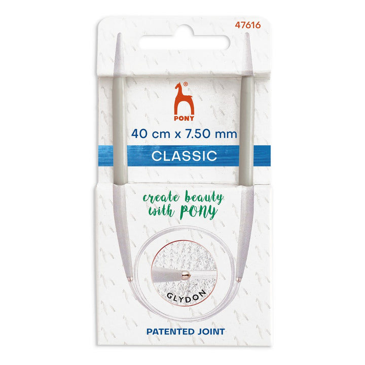 Pony Classic Rundstricknadeln, Farbe 40 – Metall bei Lieblingsgarn