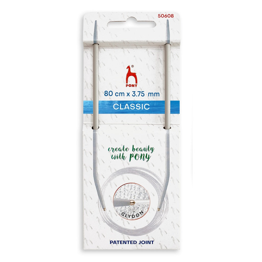 Pony Classic Rundstricknadeln, Farbe 80 – Metall bei Lieblingsgarn