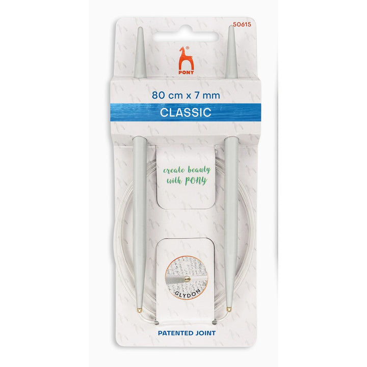 Pony Classic Rundstricknadeln, Farbe 80 – Metall bei Lieblingsgarn