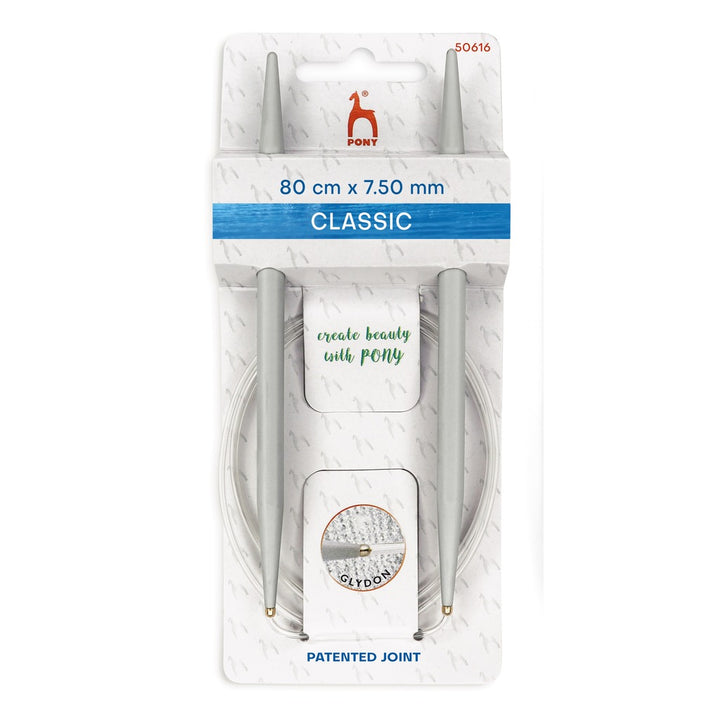 Pony Classic Rundstricknadeln, Farbe 80 – Metall bei Lieblingsgarn
