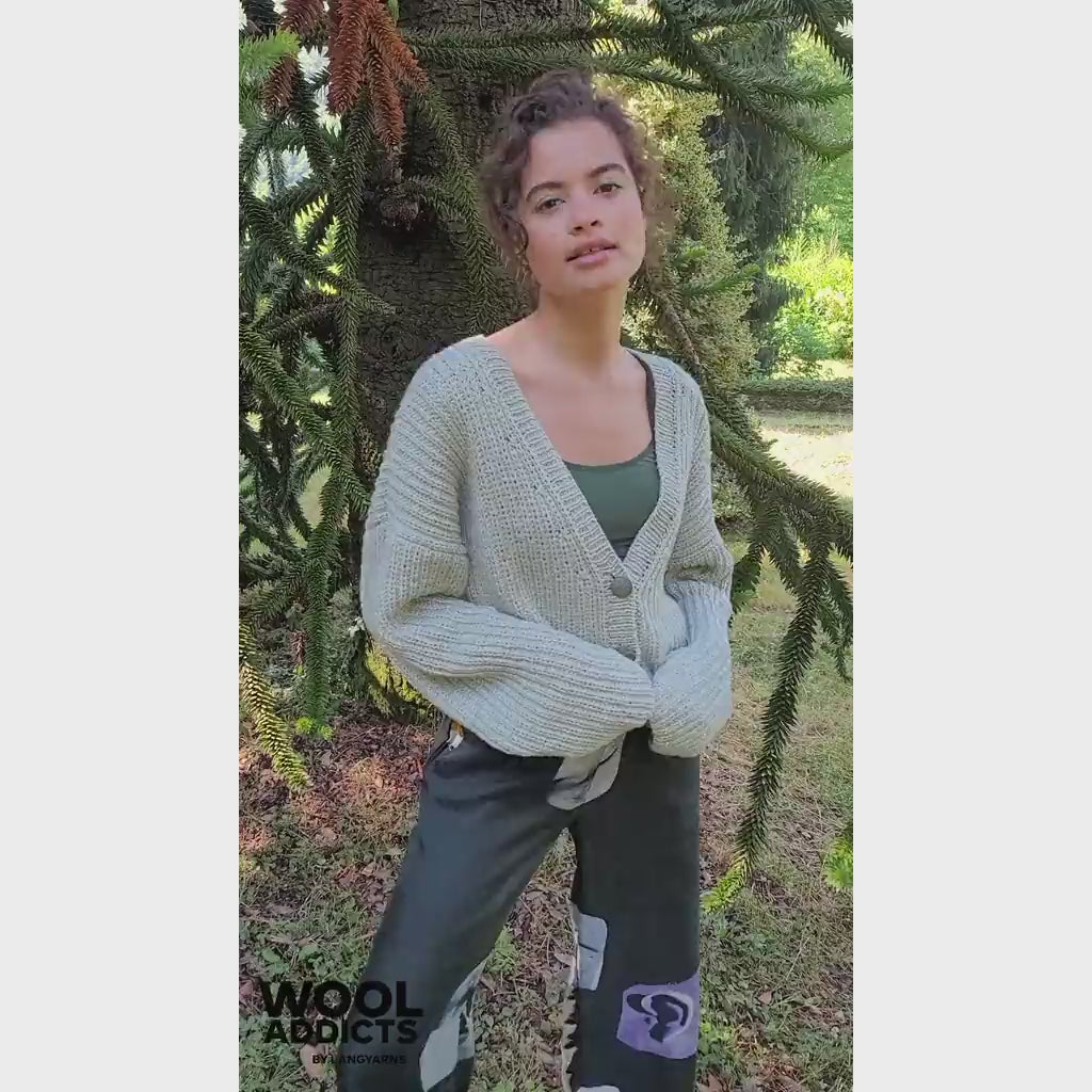 Damen Strickjacke wild and free Anleitung - Lang Yarns (PDF)