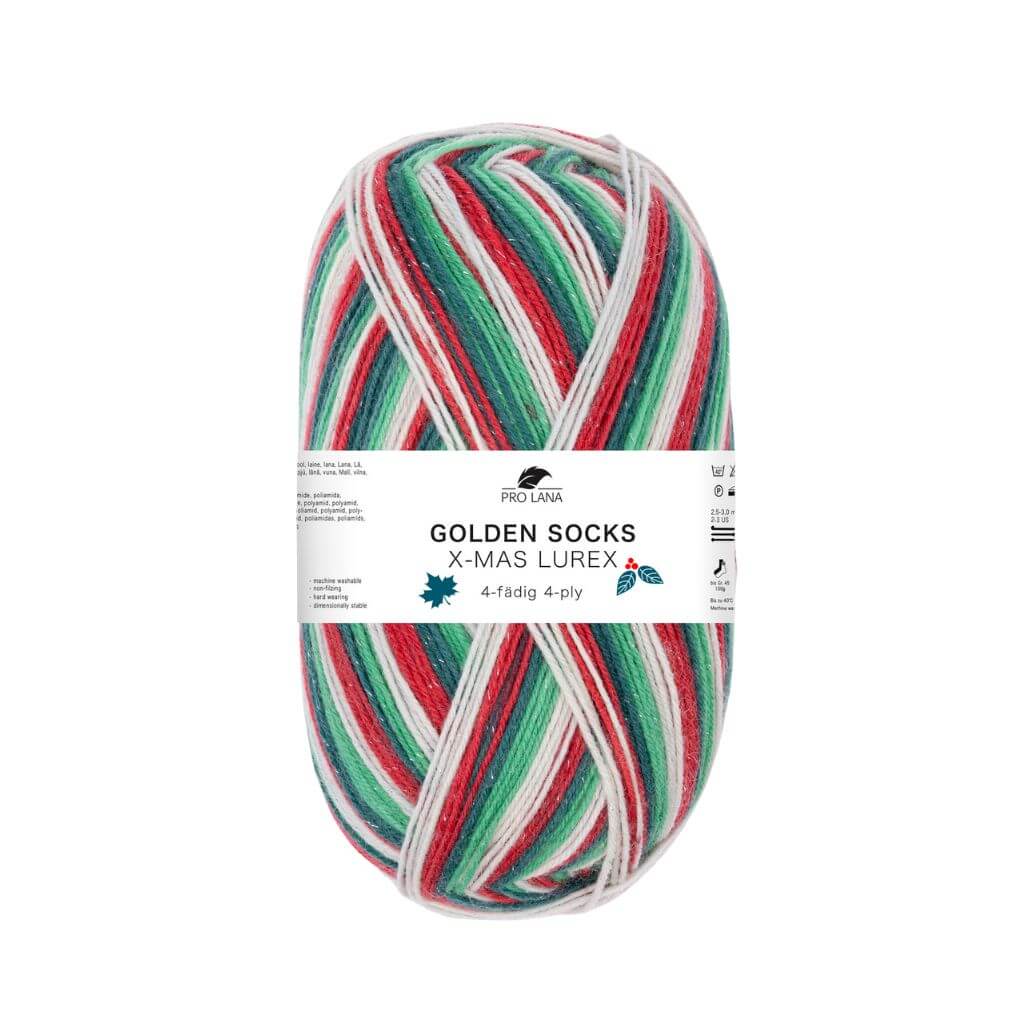 Pro Lana Golden Socks X-Mas Lurex