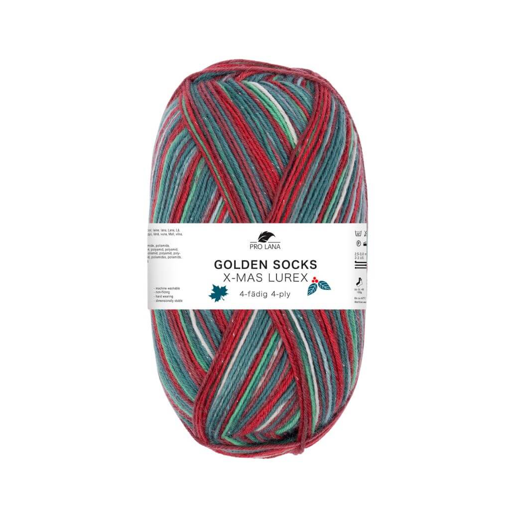 Pro Lana Golden Socks X-Mas Lurex