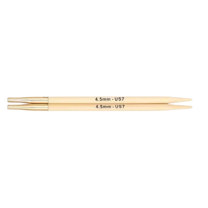 KnitPro Bamboo austauschbare Nadelspitzen, Farbe 4,5 – Holz bei Lieblingsgarn