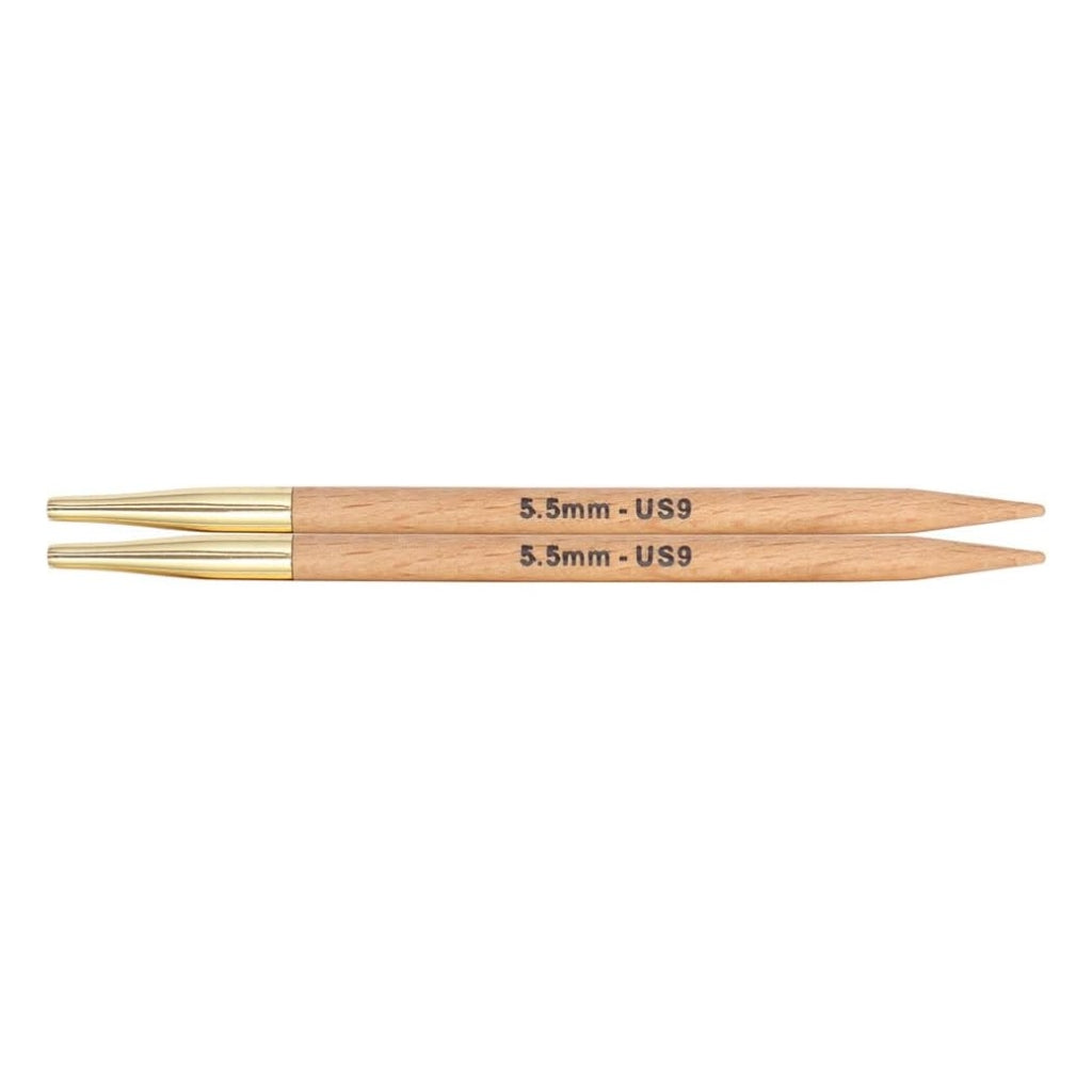 KnitPro Bamboo austauschbare Nadelspitzen, Farbe 5,5 – Holz bei Lieblingsgarn
