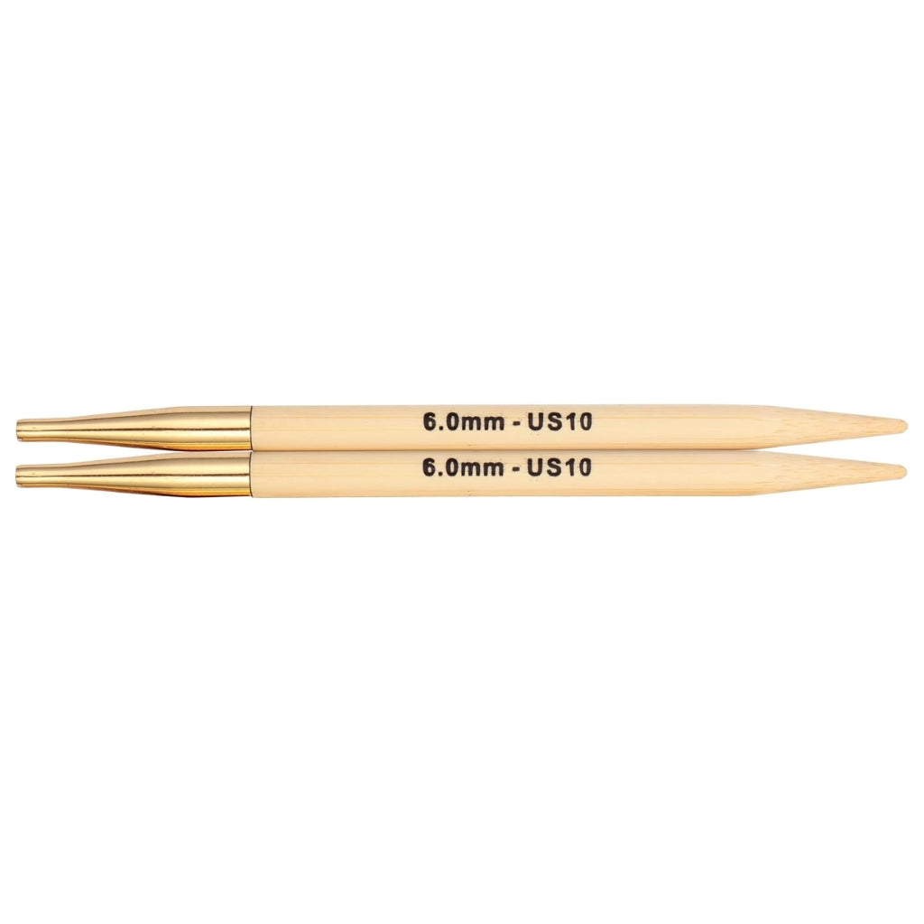 KnitPro Bamboo austauschbare Nadelspitzen, Farbe 6 – Holz bei Lieblingsgarn