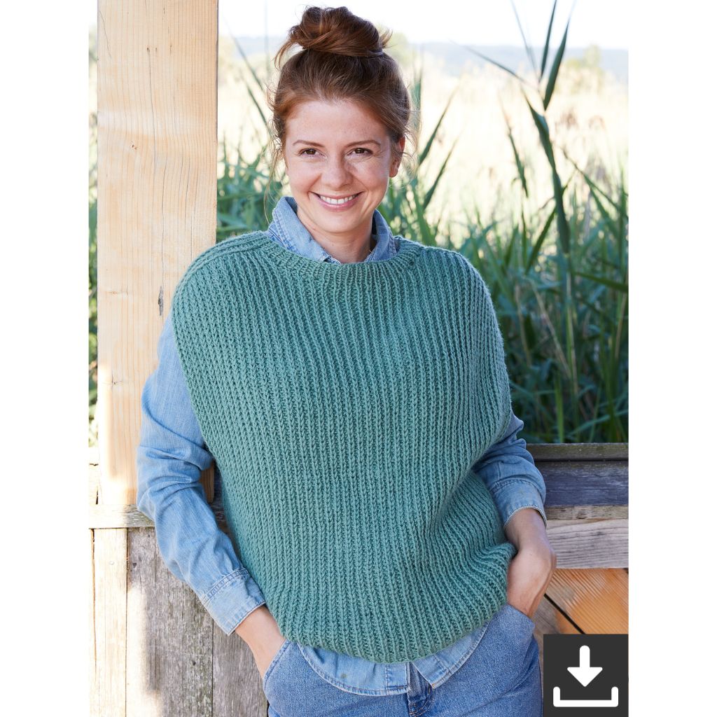 Lana Grossa Damen Pullunder Strickset - Lana Grossa (Digital) bei bei bei bei bei bei bei bei bei bei bei bei Lieblingsgarn
