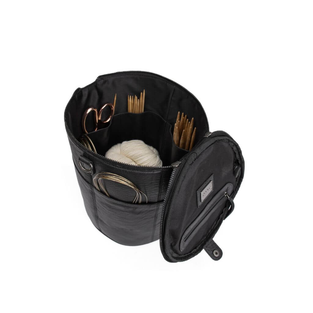 muud Saturn XL - Projekttasche aus Leder bei bei bei bei bei bei bei bei bei bei bei bei bei Lieblingsgarn