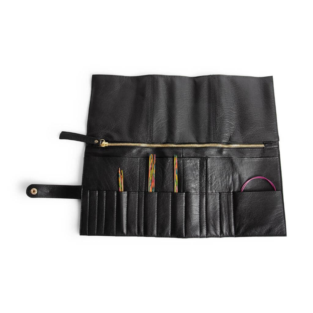 muud Stockholm - Ledertasche für Nadelsysteme bei bei bei bei bei bei bei bei bei bei bei bei bei bei bei bei Lieblingsgarn