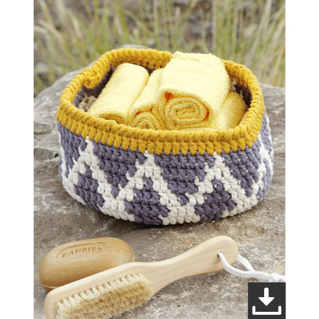 Drops Design Pattern Korb Quito Häkelset - Drops (PDF) bei bei bei bei bei bei bei bei bei bei bei bei bei bei Lieblingsgarn