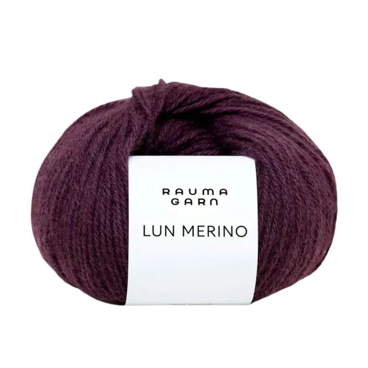Rauma Lun Merino, Farbe 42 Mørk Burgunder – Merino bei Lieblingsgarn