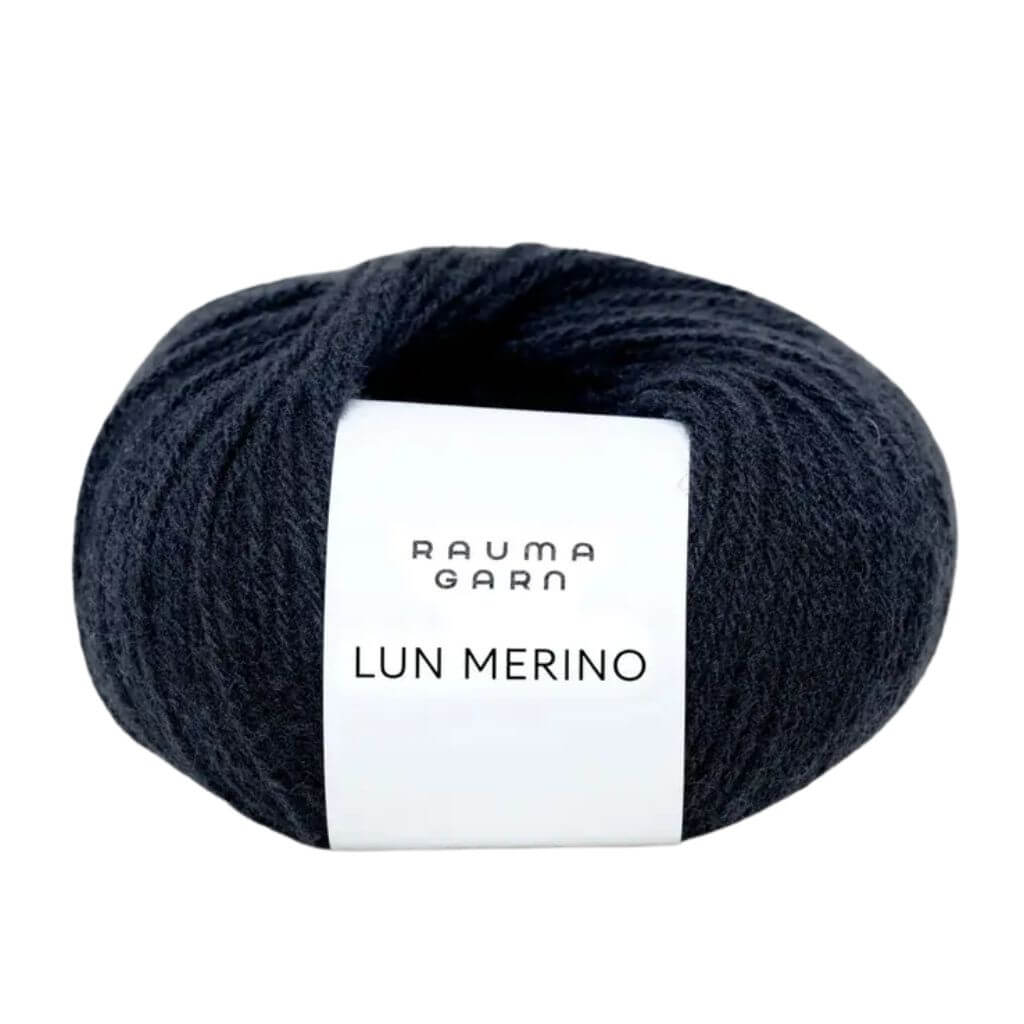 Rauma Lun Merino, Farbe 78 Svart – Merino bei Lieblingsgarn
