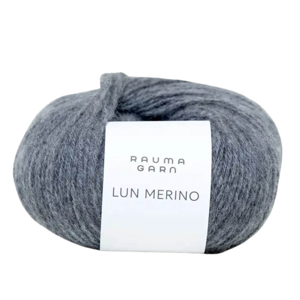 Rauma Lun Merino, Farbe 82 Mellomgrå – Merino bei Lieblingsgarn