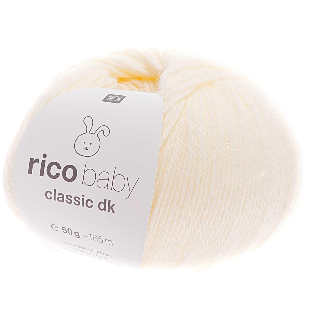 Rico Design Baby Classic DK, Farbe Creme – Polyacryl und Polyamid bei Lieblingsgarn