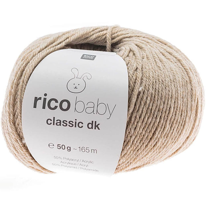 Rico Design Baby Classic DK, Farbe Natur Melange – Polyacryl und Polyamid bei Lieblingsgarn