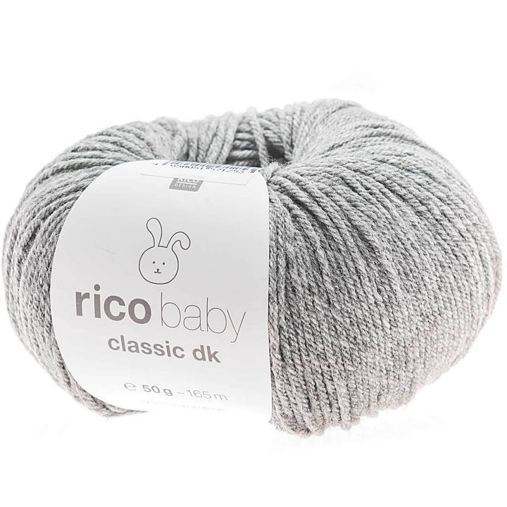 Rico Design Baby Classic DK, Farbe Silber Melange – Polyacryl und Polyamid bei Lieblingsgarn