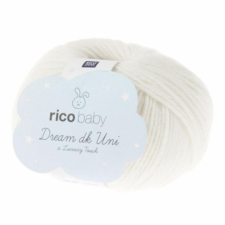 Rico Design Baby Dream Uni DK, Farbe 030 offwhite – Acryl und Polyamid bei Lieblingsgarn