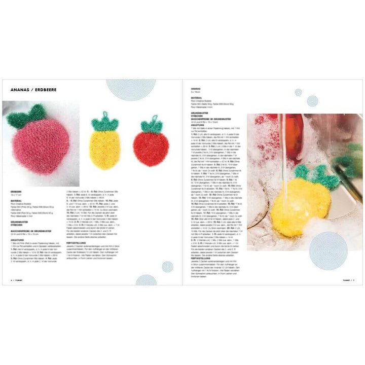 Rico Design Creative Bubble Yummy - Lustige Spülschwämme häkeln bei bei bei bei bei bei bei bei bei bei Lieblingsgarn