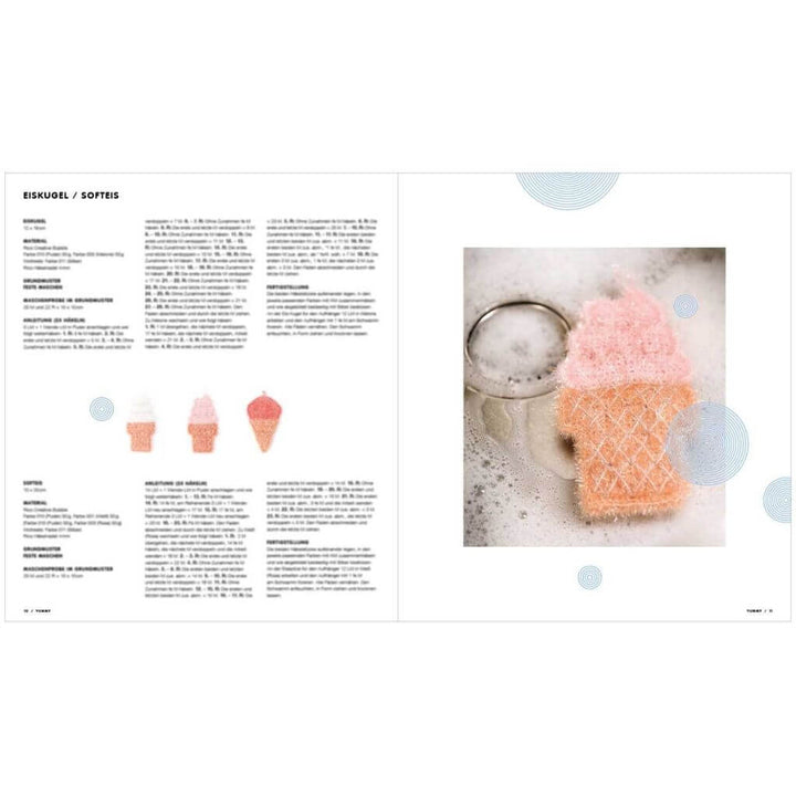 Rico Design Creative Bubble Yummy - Lustige Spülschwämme häkeln bei bei bei bei bei bei bei bei bei bei Lieblingsgarn