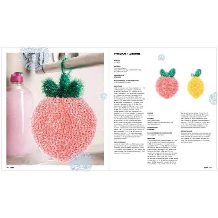 Rico Design Creative Bubble Yummy - Lustige Spülschwämme häkeln bei bei bei bei bei bei bei bei bei bei Lieblingsgarn
