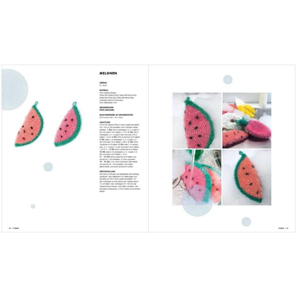 Rico Design Creative Bubble Yummy - Lustige Spülschwämme häkeln bei bei bei bei bei bei bei bei bei bei Lieblingsgarn