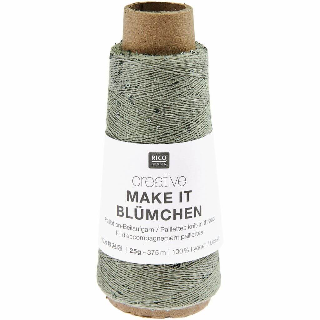 Rico Design Creative Make It Blümchen, Farbe 019 silber – Synthetik bei Lieblingsgarn