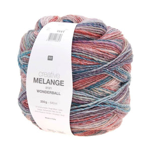 Rico Design Creative Melange Aran Wonderball 200g