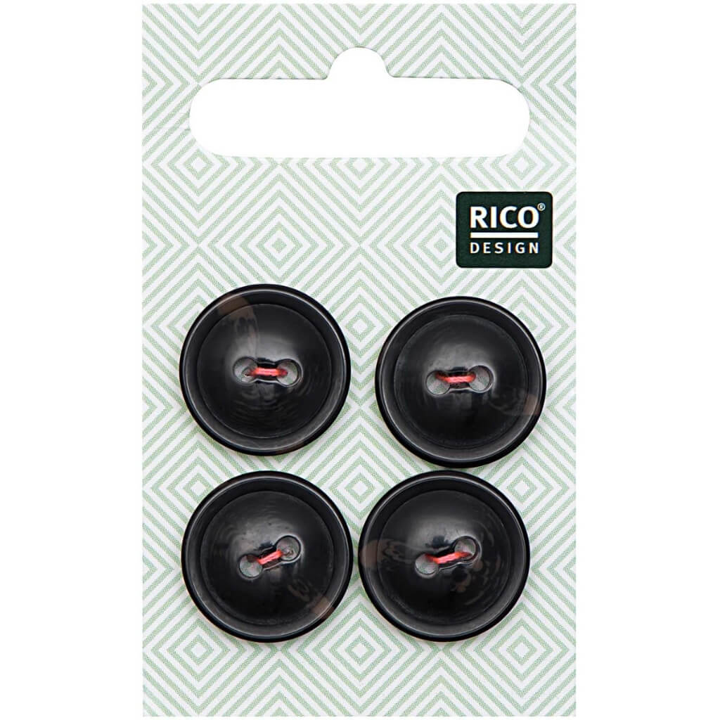 Rico Design Knöpfe schwarz 17 mm bei bei bei bei bei bei bei bei bei bei bei bei bei bei Lieblingsgarn