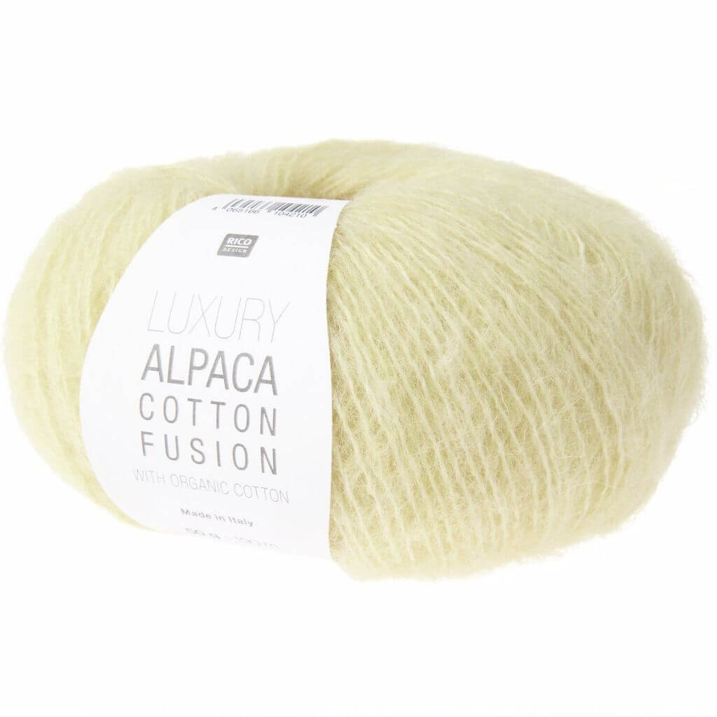 Rico Design Luxury Alpaca Cotton Fusion, Farbe 009 vanille – Alpaka und Baumwolle bei Lieblingsgarn
