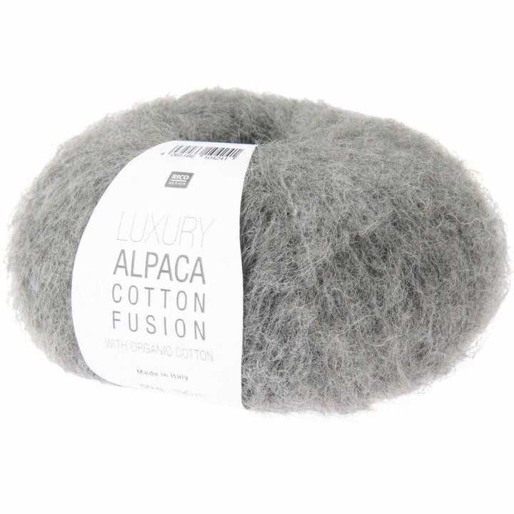 Rico Design Luxury Alpaca Cotton Fusion, Farbe 012 grau – Alpaka und Baumwolle bei Lieblingsgarn