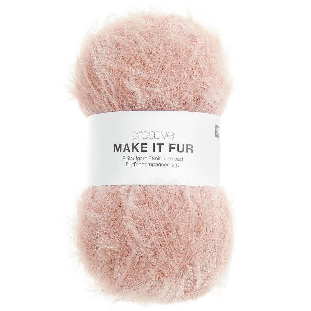 Rico Design Creative Make It Fur, Farbe 004 apricot – Synthetik bei Lieblingsgarn