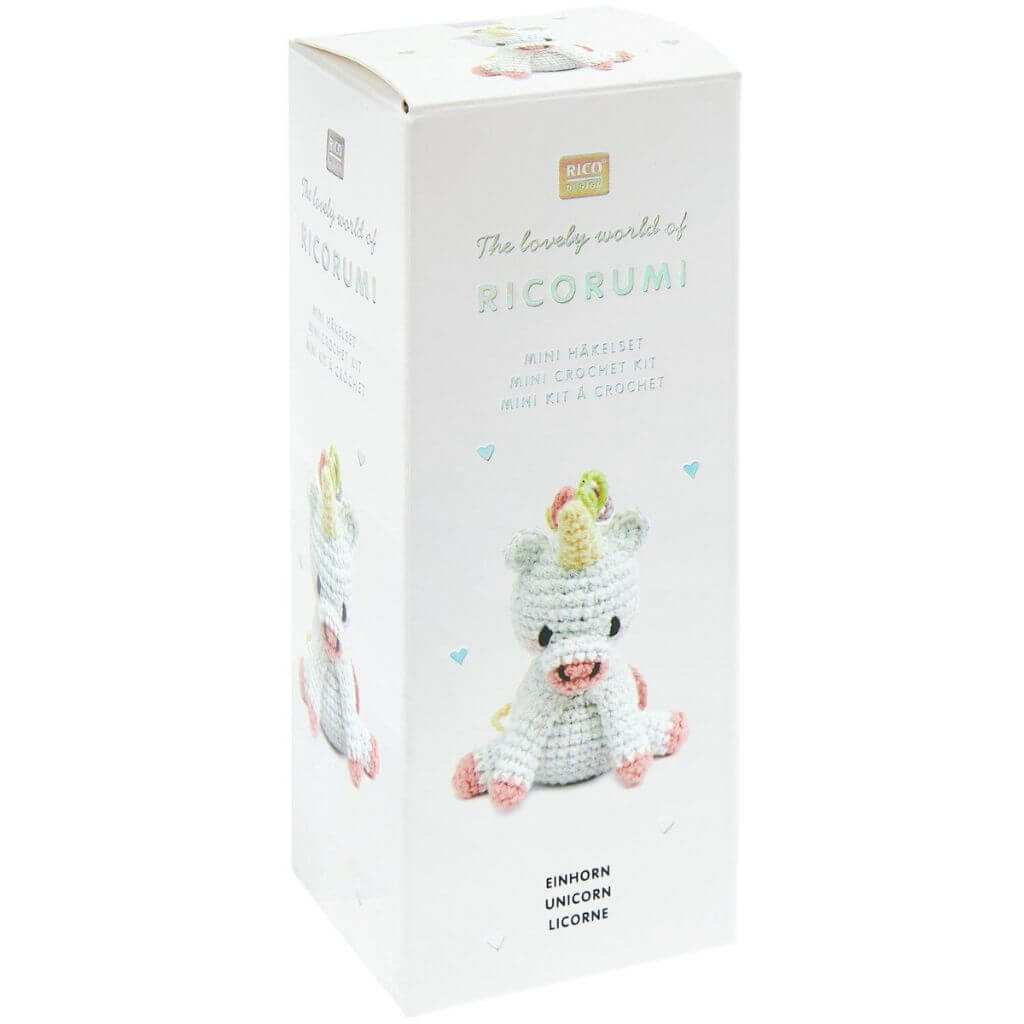 Rico Design Ricorumi Mini Easy Häkelset "Einhorn" bei bei bei bei bei bei bei bei bei bei Lieblingsgarn