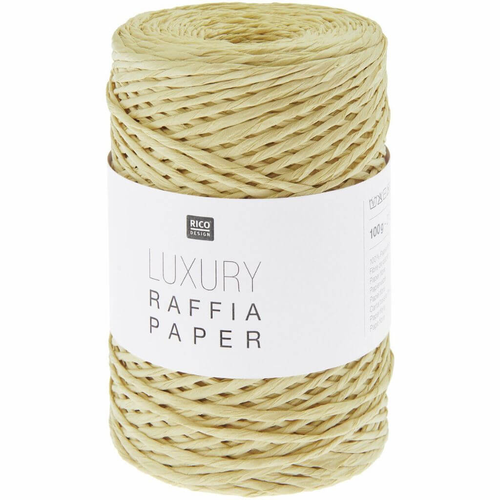Rico Design Luxury Raffia Paper, Farbe 004 heu – Papier bei Lieblingsgarn