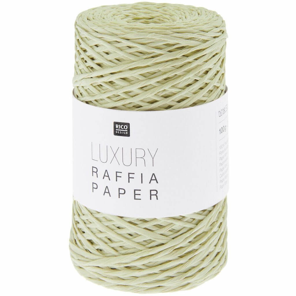 Rico Design Luxury Raffia Paper, Farbe 006 mint – Papier bei Lieblingsgarn
