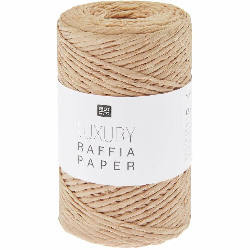Rico Design Luxury Raffia Paper, Farbe 009 bast – Papier bei Lieblingsgarn