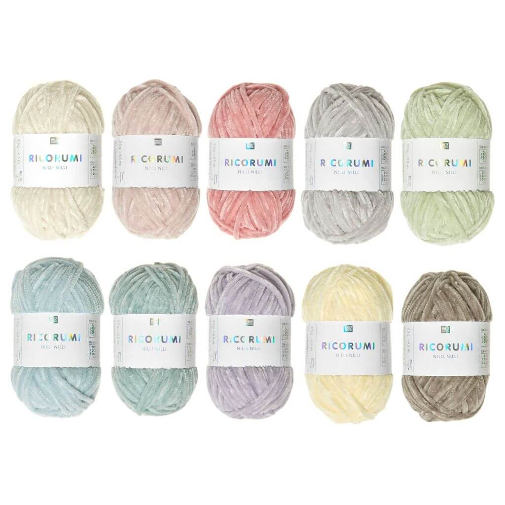 Rico Design Ricorumi Nilli Nilli 10 Farben Pastell bei bei bei bei bei bei bei bei bei bei Lieblingsgarn