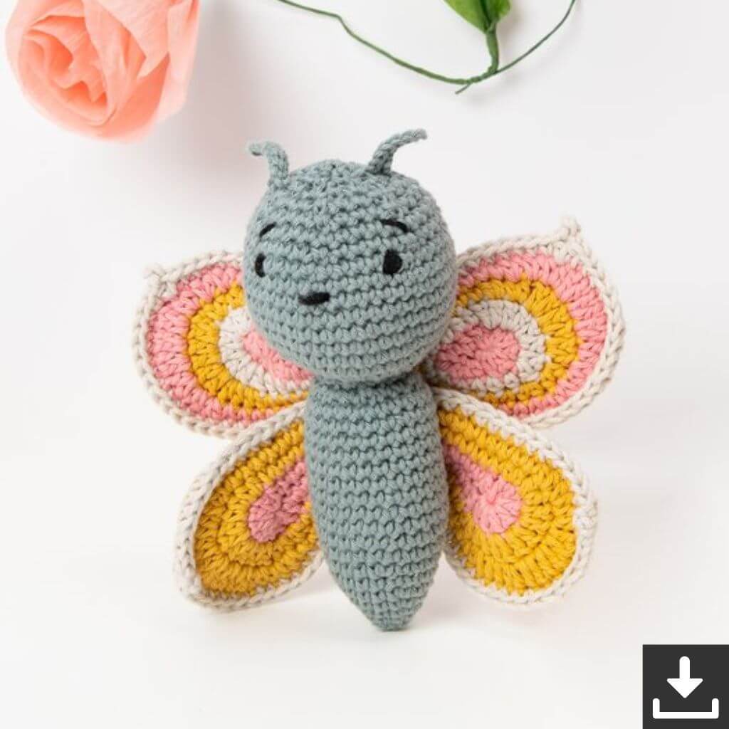 Rico Design Pattern Amigurumi Schmetterling Häkelanleitung - Rico Design (PDF) bei bei bei bei bei bei bei bei Lieblingsgarn